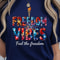 Freedom Vibes 4th Of July Patriotic Graphic Tee 2