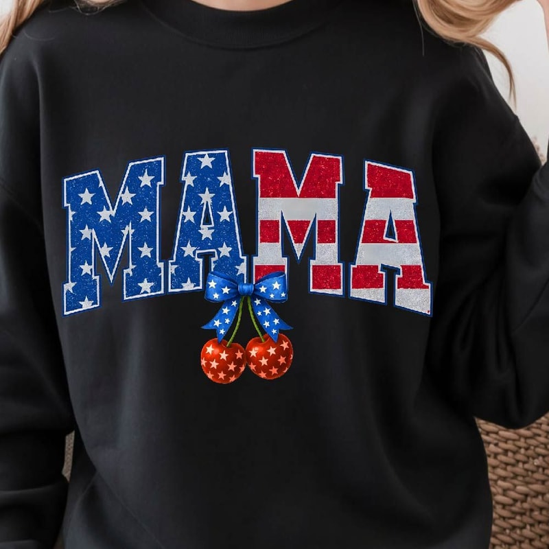 Cherry USA Mama Coquette 4th Of July Graphic Tee 0