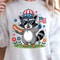 4th Of July Funny Raccoon Patriotic Graphic Tee 0