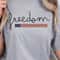 Freedom American Flag 4th Of July Patriotic Graphic Tee 2