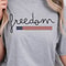 Freedom American Flag 4th Of July Patriotic Graphic Tee 2