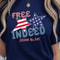 4th Of July Bible Verse Free Indeed Patriotic Graphic Tee 2