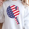 Tennis American Flag 4th Of July Graphic Tee 0