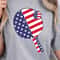 Tennis American Flag 4th Of July Graphic Tee 1