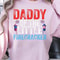 Daddy Of The Little Firecracker 4th Of July Patriotic Graphic Tee 1