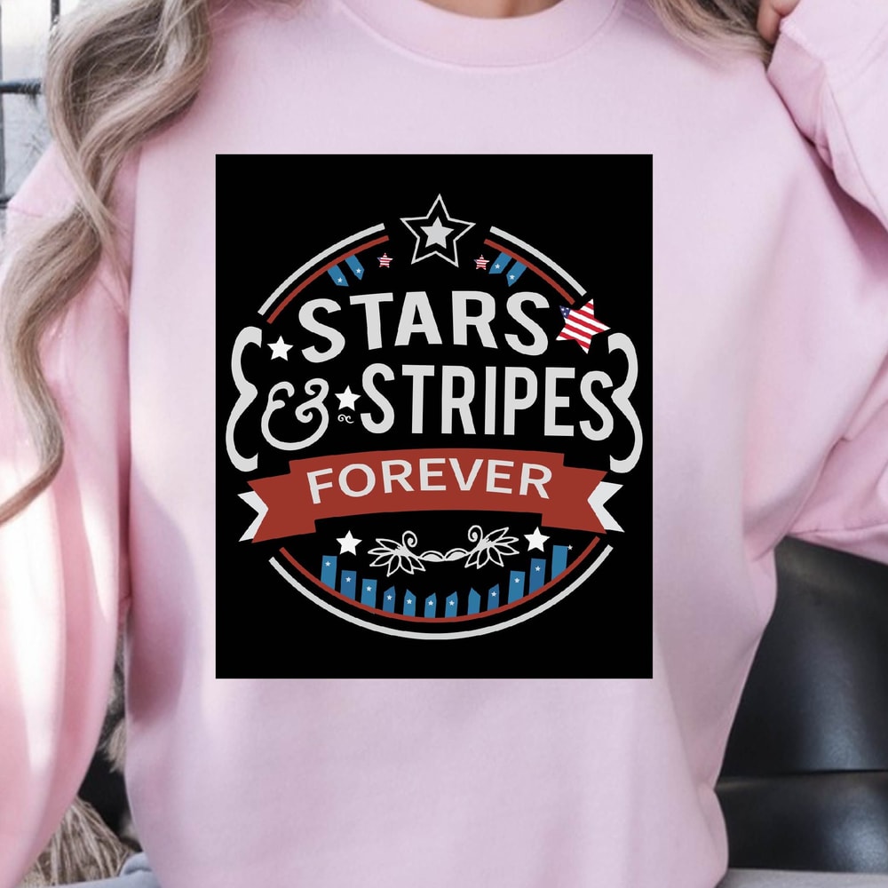 4th Of July Stars And Stripes Patriotic Graphic Tee 2