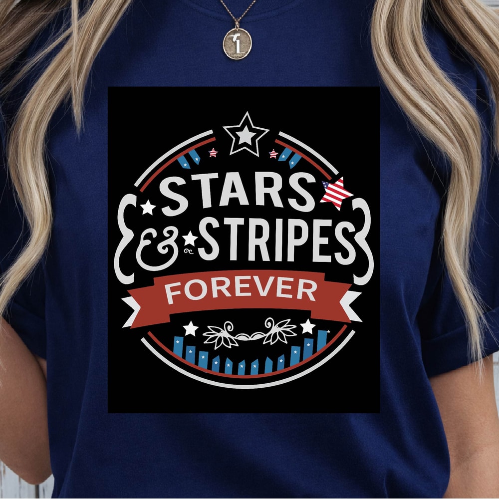 4th Of July Stars And Stripes Patriotic Graphic Tee 3