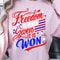 4th Of July Freedom Flag Patriotic Graphic Tee 0