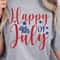 Happy 4th Of July Patriotic Graphic Tee 0