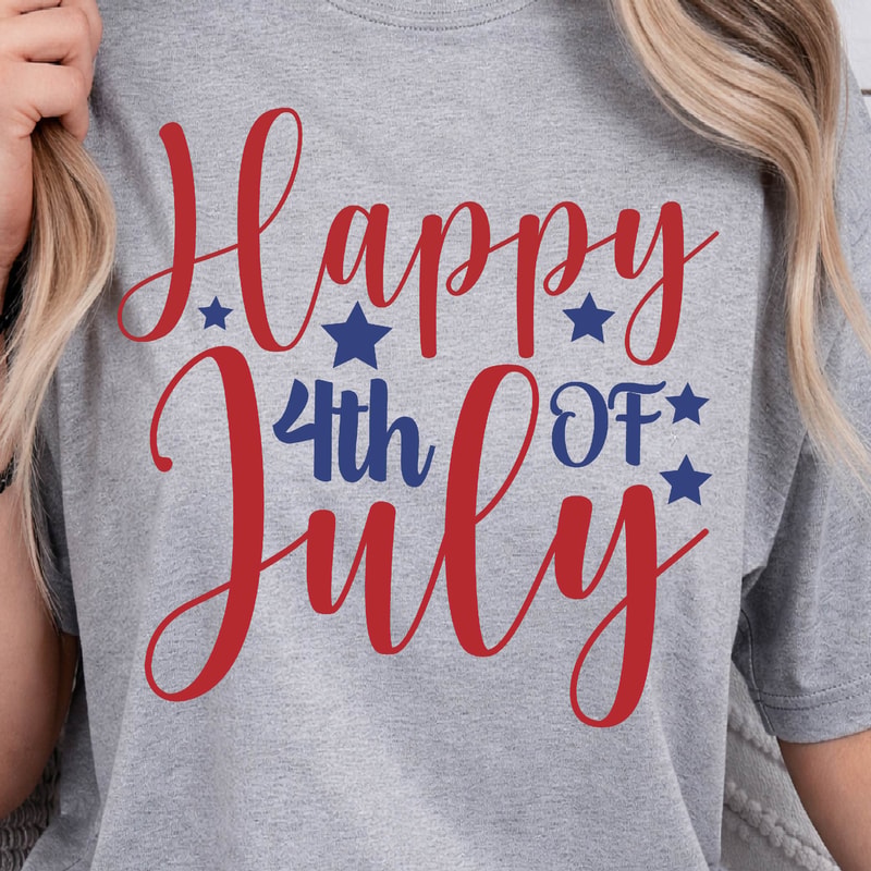 Happy 4th Of July Patriotic Graphic Tee 0