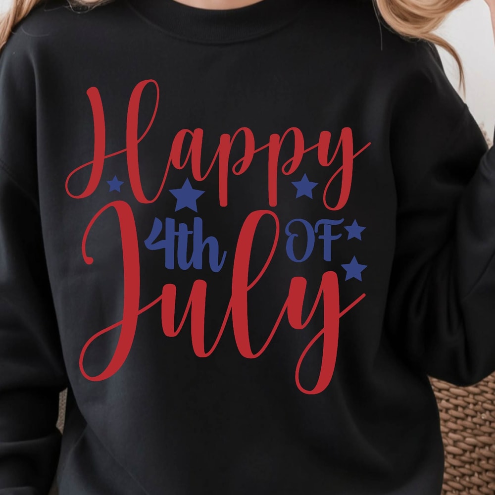 Happy 4th Of July Patriotic Graphic Tee 1