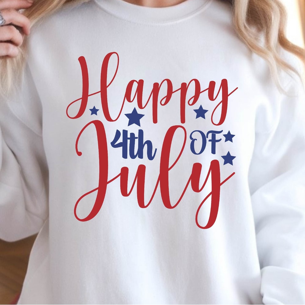 Happy 4th Of July Patriotic Graphic Tee 4