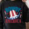 4th Of July America Howdy Patriotic Graphic Tee 1