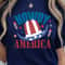 4th Of July America Howdy Patriotic Graphic Tee 3