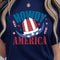 4th Of July America Howdy Patriotic Graphic Tee 3