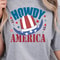 4th Of July America Howdy Patriotic Graphic Tee 4