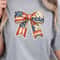 Patriotic Coquette Bow 4th Of July Hair Bow American Flag Hair Accessory 1