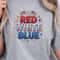 Patriotic Red White Blue 4th Of July American Flag Graphic Tee 1