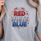 Patriotic Red White Blue 4th Of July American Flag Graphic Tee 1