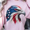 4th Of July Painted USA Flag Eagle Head Graphic Tee 2