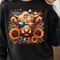 4th Of July Patriotic Highland Cow Graphic Tee 1