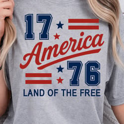 america 1776 4th of july patriotic graphic tee