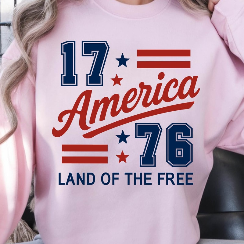 America 1776 4th Of July Patriotic Graphic Tee 2