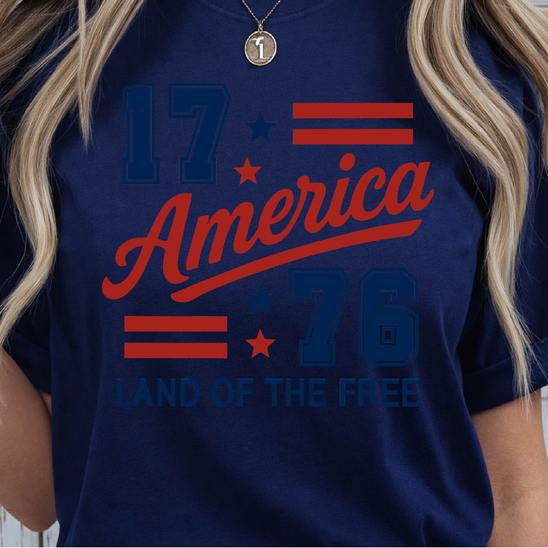 America 1776 4th Of July Patriotic Graphic Tee 3