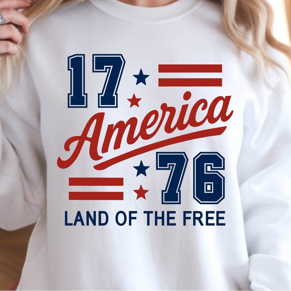 America 1776 4th Of July Patriotic Graphic Tee 4