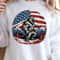 Bigfoot Mountain American Flag 4th Of July Graphic Tee 1