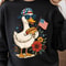 Boy 4th Goose 4th Of July Patriotic Graphic Tee 0