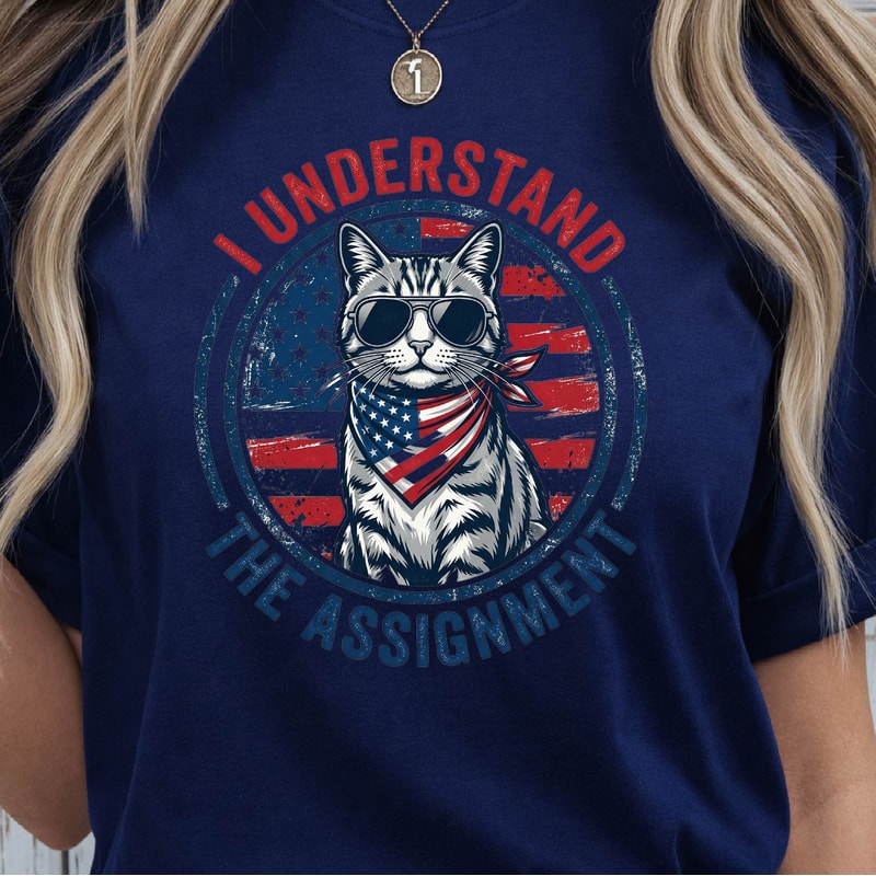 Patriotic Cat 4th Of July Graphic Tee 3
