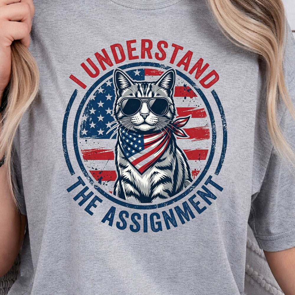 Patriotic Cat 4th Of July Graphic Tee 4