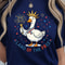 Patriotic Goose Land 4th Of July Graphic Tee 4