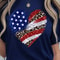 Patriotic Heart 4th Of July Decor American Flag Heart Ornament Gift 3