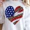 Patriotic Heart 4th Of July Decor American Flag Heart Ornament Gift 4