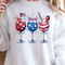 Patriotic 4th Of July Wine Glasses Set American Flag Holiday Drinkware Gift 4