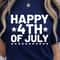 Happy 4th Of July Patriotic Graphic Tee 4th Of July 0
