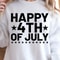 Happy 4th Of July Patriotic Graphic Tee 4th Of July 1