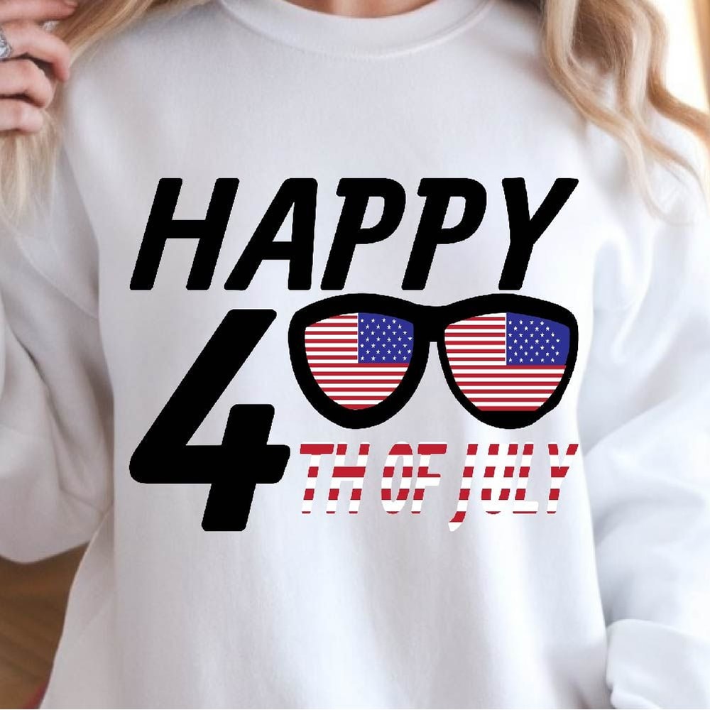Happy 4th Of July Patriotic TShirt Design Graphic Tee 0
