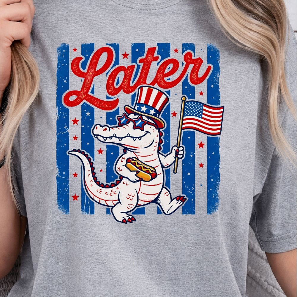 Later Gator Alligator Funny Gift Humorous Animal Quote Home Decor Or Gift Item 1