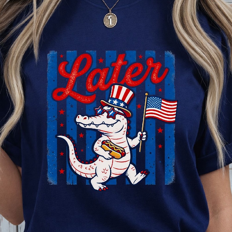 Later Gator Alligator Funny Gift Humorous Animal Quote Home Decor Or Gift Item 3