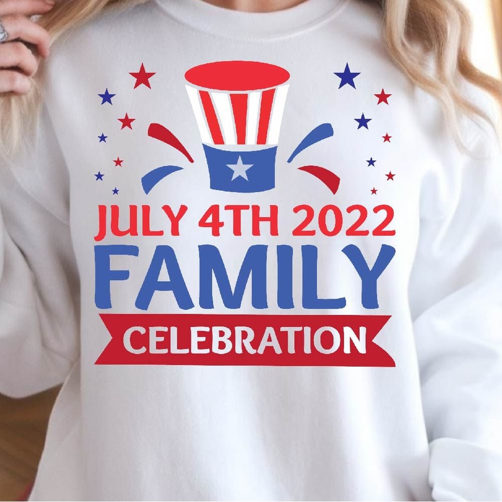 July 4th 2022 Patriotic 4th Of July TShirt Design Graphic Tee 1