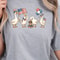 Patriotic Goose Set USA Decor Preppy Red White Blue Farmhouse 4th Of July Ornament Set 1