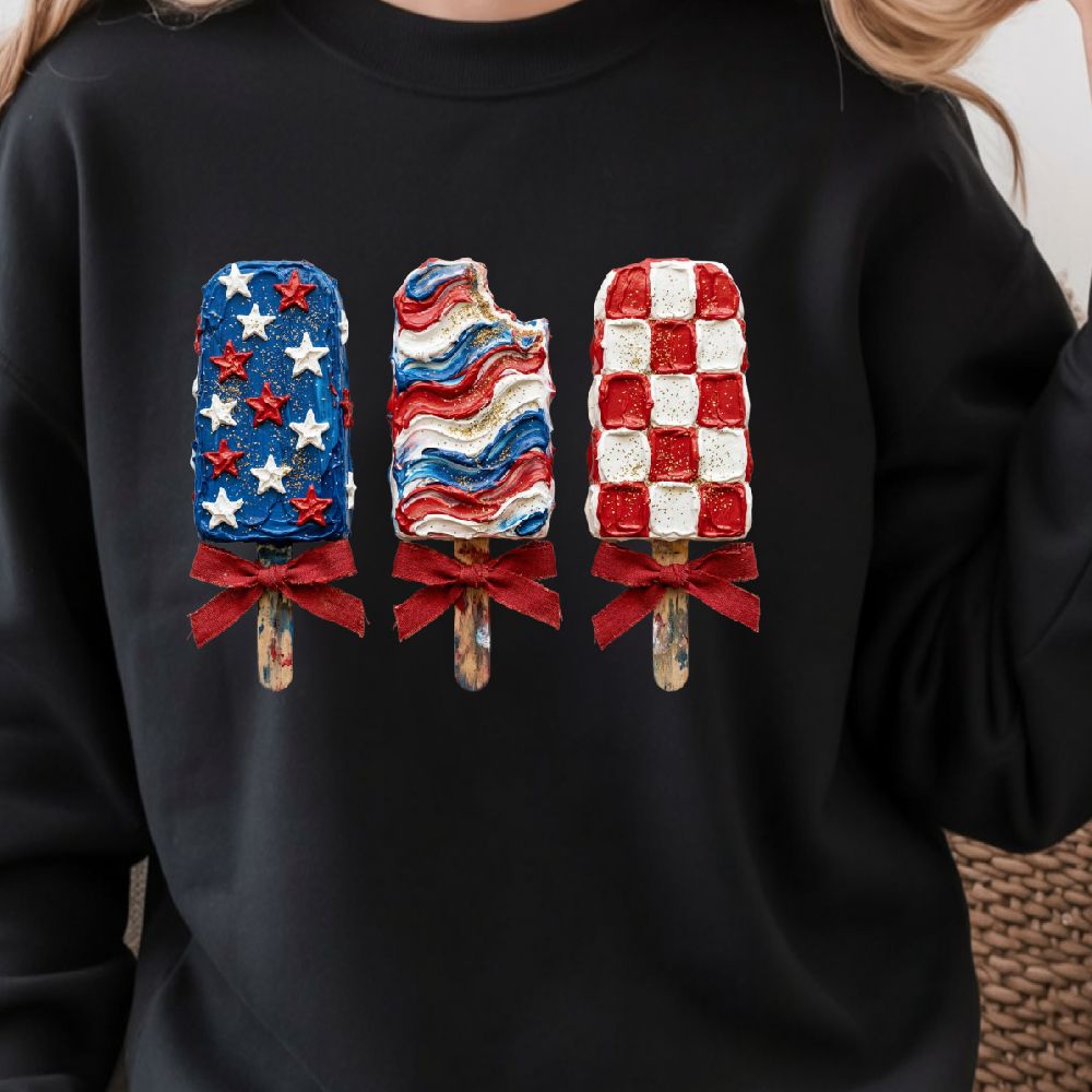 Patriotic Popsicle 4th Of July Decor Red White Blue Summer Holiday Ornament Gift 0