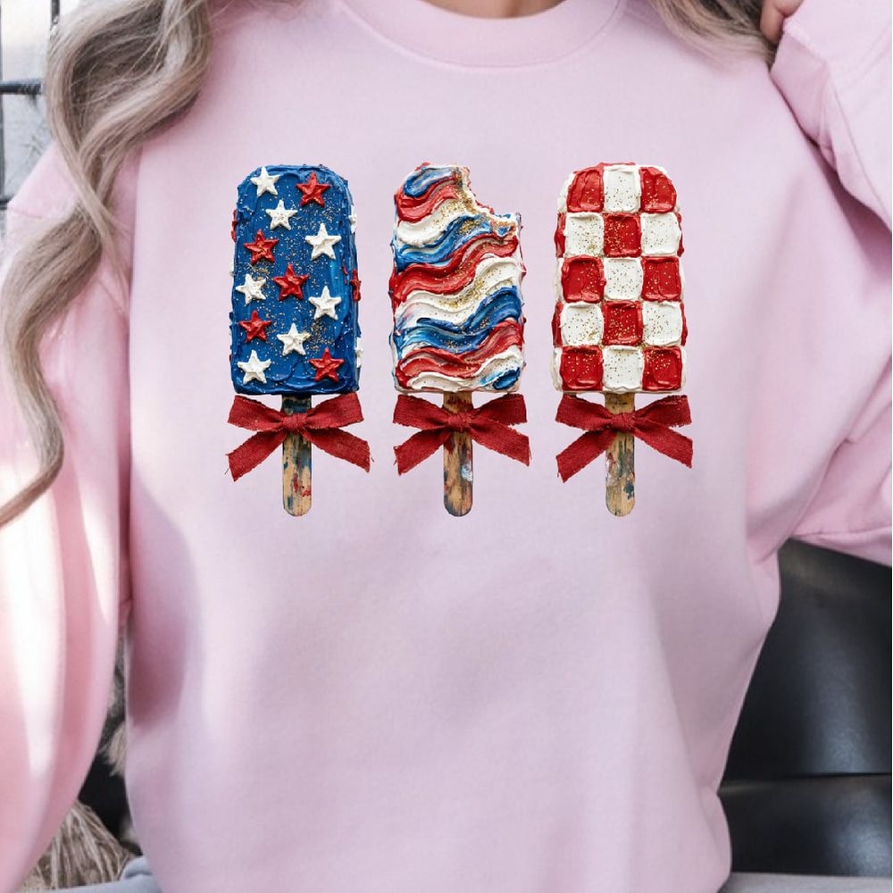 Patriotic Popsicle 4th Of July Decor Red White Blue Summer Holiday Ornament Gift 2