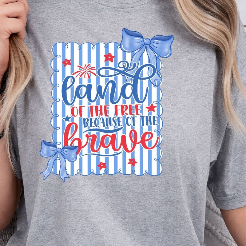 Preppy 4th Of July Decor Red White Blue Aesthetic Patriotic Summer Home Ornament 1