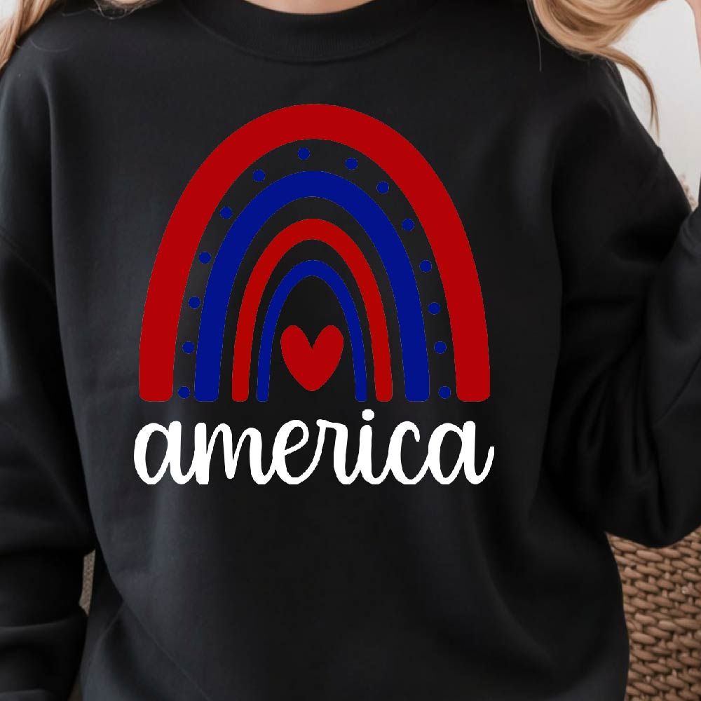 America 4th Of July Patriotic Graphic Tee 1