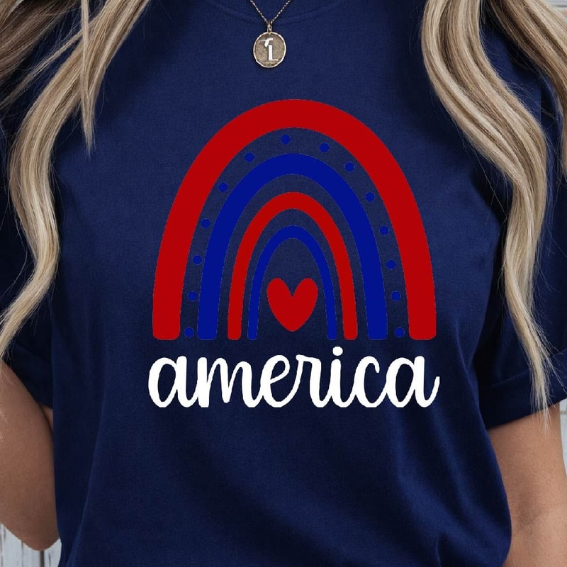 America 4th Of July Patriotic Graphic Tee 3