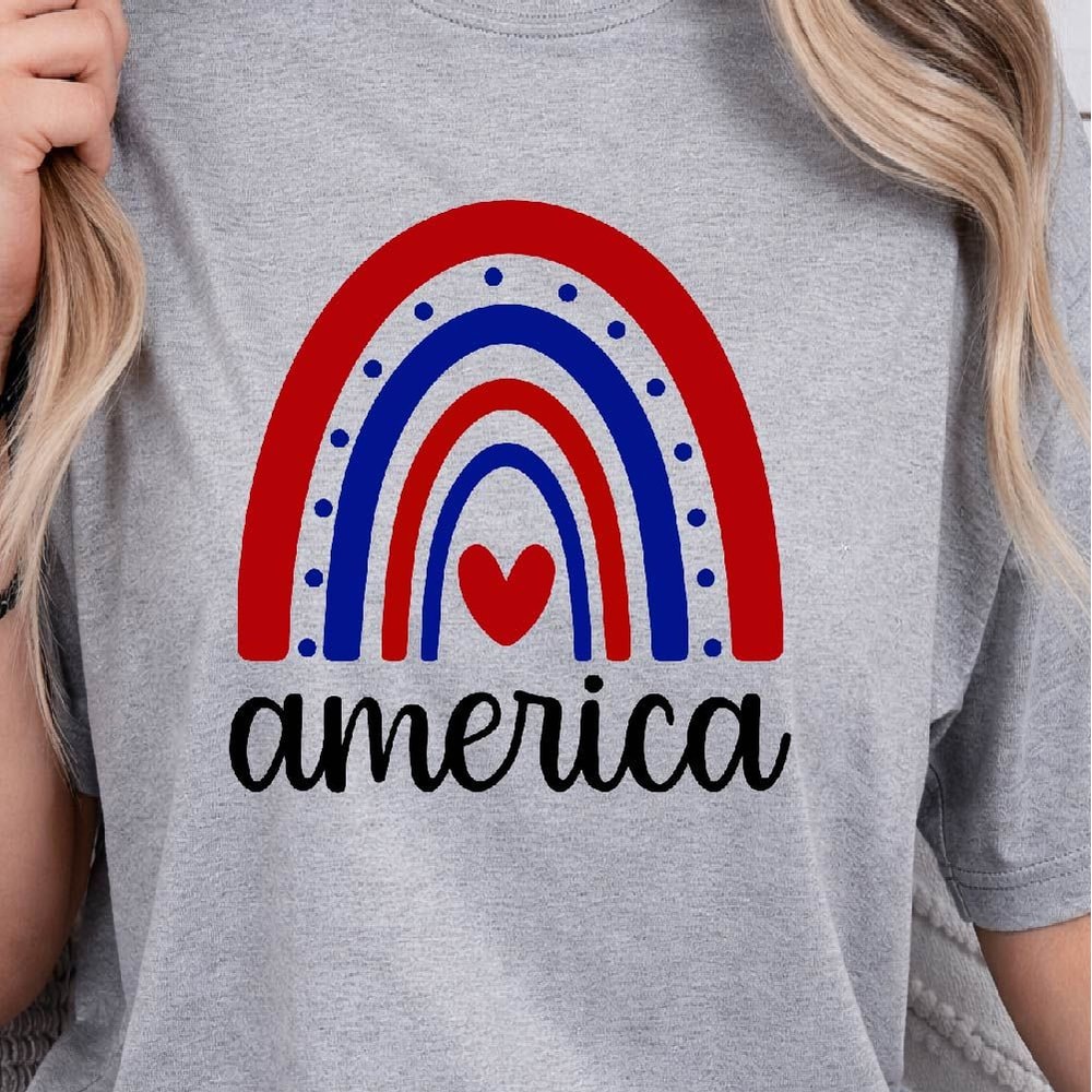 America 4th Of July Patriotic Graphic Tee 4